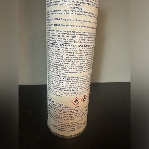 Markwell Foam & Fabric HVAC Insulation Heavy Duty Spray Adhesive - Picture 2 of 9